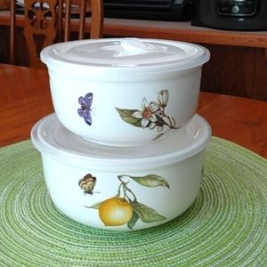 Set of storage bowls